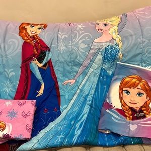 Disney Anna Elsa twin comforter set